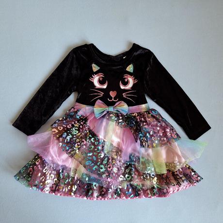 Dúhová mačička - exkluzívny kostým 1-2 r.,