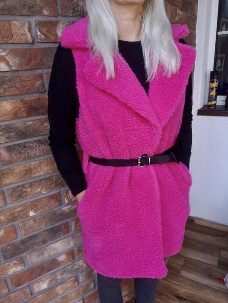 Dámska vesta cyklámen s/m, m