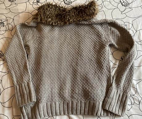 Pletený sveter s kožušinkou pepperts v. 122/128, pepperts,128