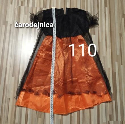 Karnevalový kostým 110 čarodejnica, 