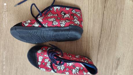 Dievcenske prezuvky, velkost 30,cervene, 30