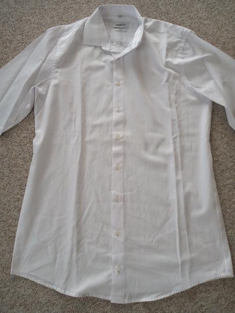 Pánska biela obleková košeľa, 41