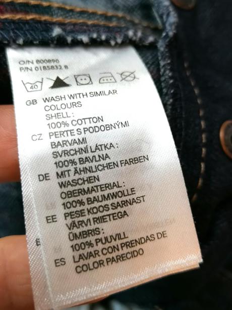 H&m - suprové jeans nohavice na traky, h&m,68