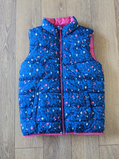 Dievčenská obojstranná vesta, c&a,122
