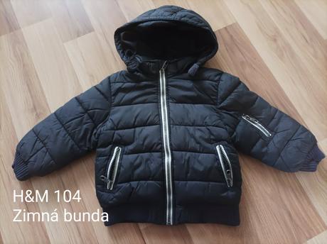 Zimná bunda, h&m,104