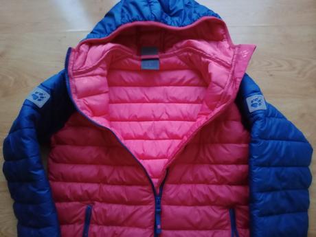 Dievčenská bunda, jack wolfskin,164