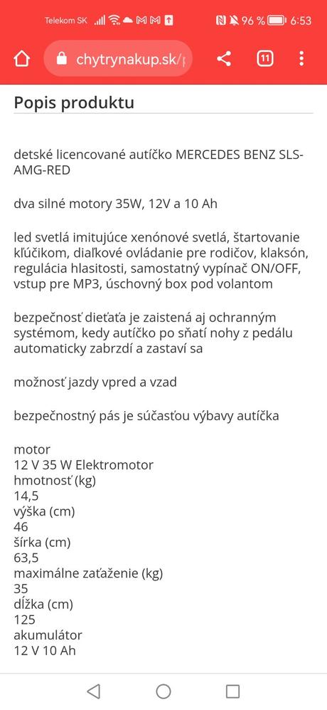 Elektricke auticko, 
