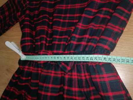 Flanelové šaty, kenvelo,s