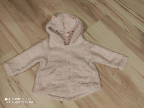 Flísová ružová mikina, f&f,80