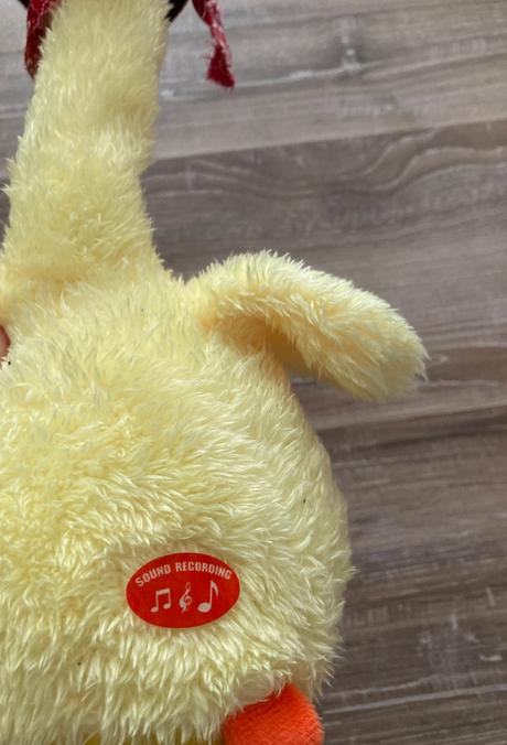 Plyšová spievajúca,tancujúca kačka/káčer, 