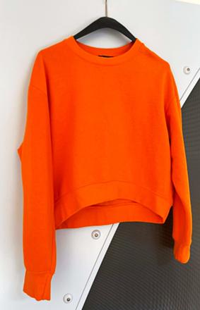 Over size crop mikina, zara,m