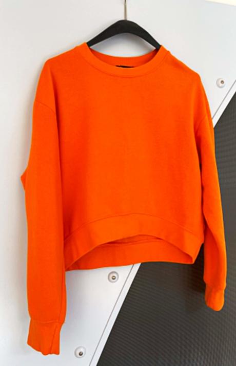 Over size crop mikina, zara,m