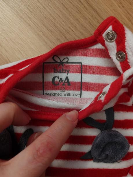 Vianočné dupačky, c&a,62