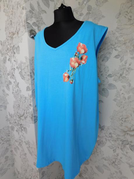 Pekny top,ocean farby, 52