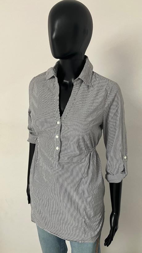 Čiernobiela pásikavá košeľa c&a (s), c&a,s