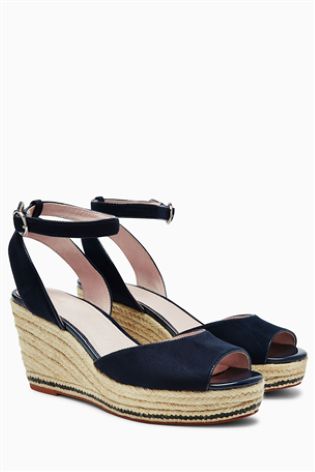 Sandále s korkovým opätkom, next,41