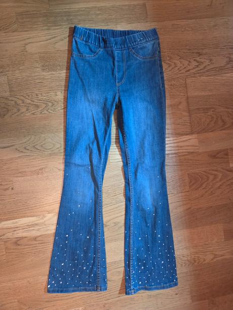 Dievčenské zvoncové legíny, h&m,134