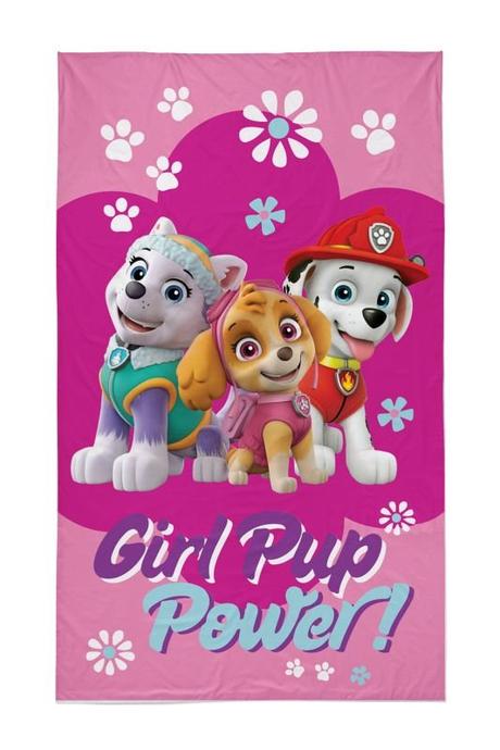 Detský uterák 30x50 paw patrol ružová,