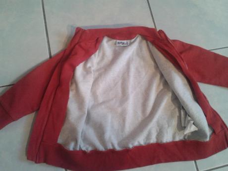 Sivo-bordova mikina bimbus, vel. 92, 92