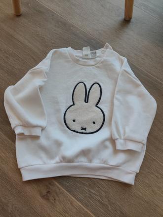 Mikina so zajačikom miffy h&m top stav, h&m,86