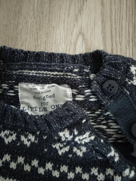 Teplý svetrík s nórskym vzorom 92, f&f,92