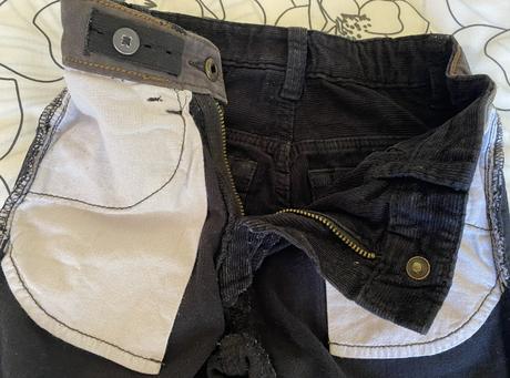 Menčestrové nohavice zn. h&m - l.o.g.g. v. 110, h&m,110