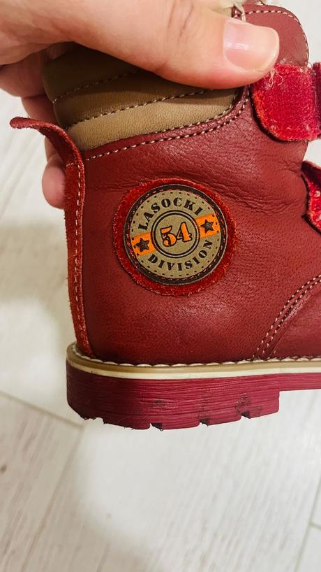 Kožené topánky na zimu lasocki 24, lasocki,24