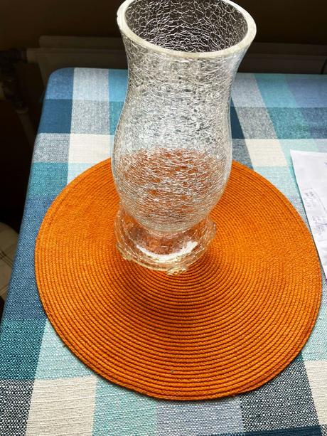 Luxusná vysoká váza bohemia, 