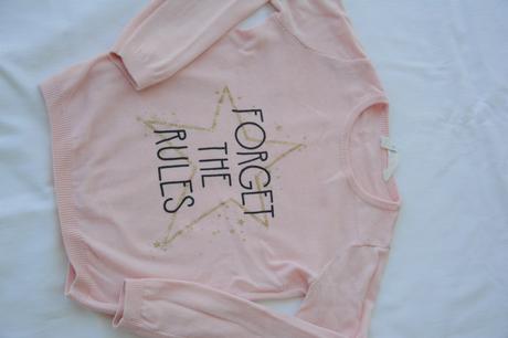 Bavlnený pulóver s cool nápisom, h&m,122