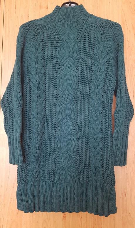 Svetrove saty dlhy pleteny rolak zero, zara,xs