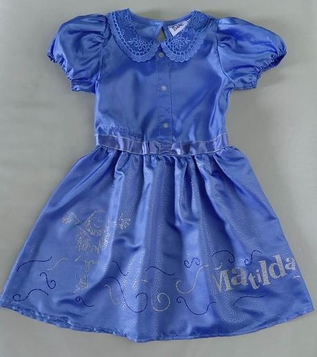 110/116 roald dahl, matilda kostym na karneval,5-6, 