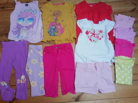 Balík letného oblečenia 110/116, 104–116