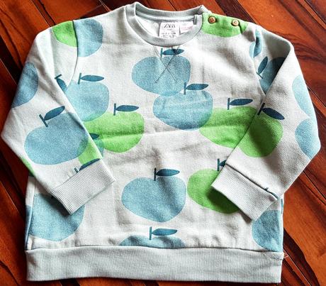 Jablckova mikinka, zara,98