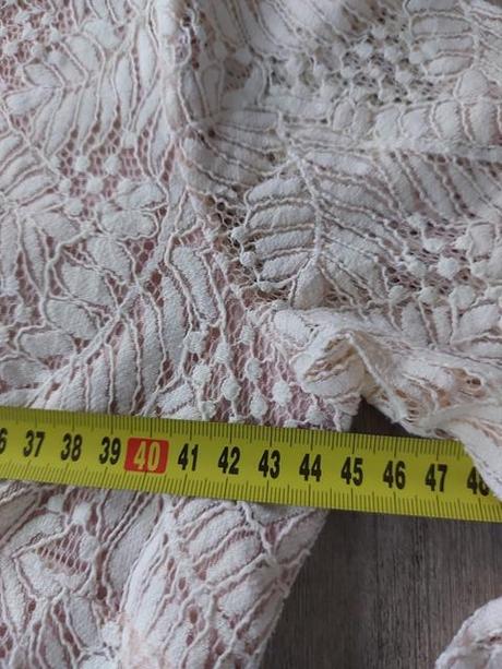 Ružovo-béžové čipkované šaty, house,42