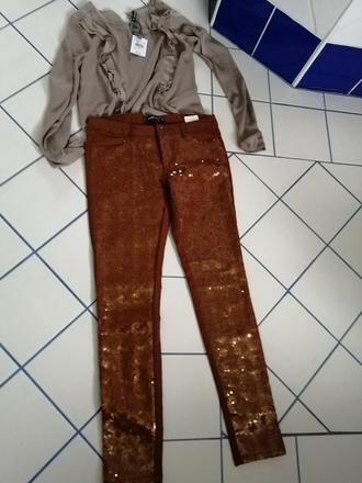 Nohavice flitrove, m