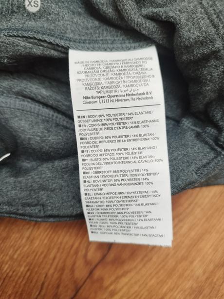Športové šortky, nike,xs