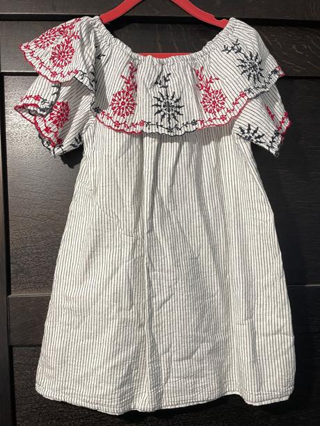 Vyšívané zara šaty, zara,134