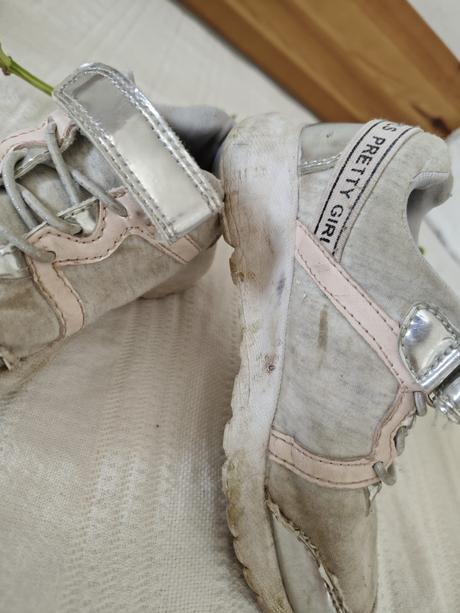 Strieborné tenisky/ sivé tenisky na suchý zips, reserved,27