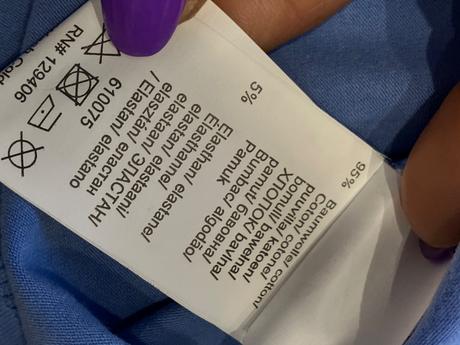 Dámske modré tričko s flitrami veľk.44-46, bonprix,xxl