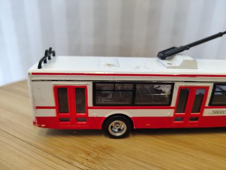 Kovový trolejbus rappa 1/72, na diely, 16 cm, 