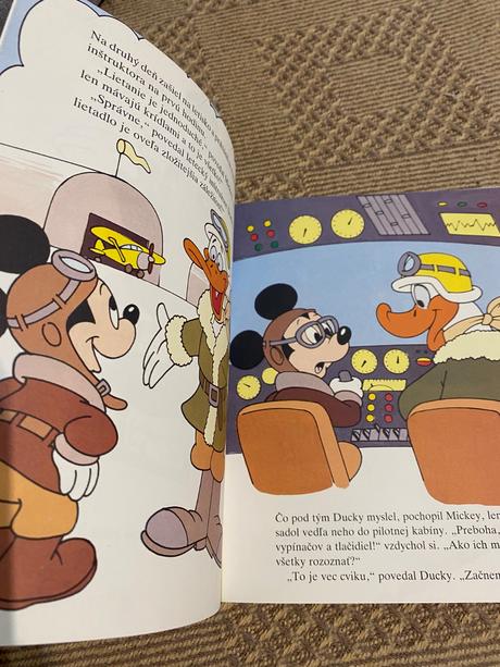 Zberateľská kniha walt disney mickey mouse v oblak, 