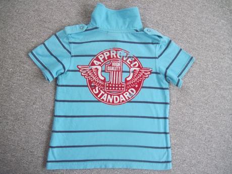 Tyrkysová polokošeľa - polotričko č.98/104, h&m,98