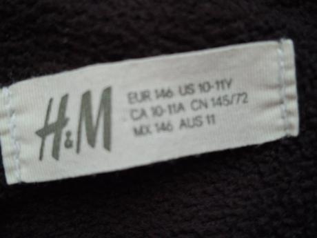Prechodná bunda zateplená flisom č.146/152, h&m,152