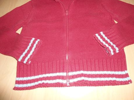 Cerveny sveter, h&m,m