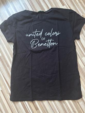 Tričko benetton 2x oblečené, benetton,158