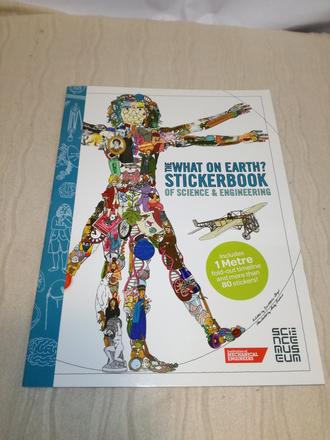 What on earth stickerbook science & engin nau19,