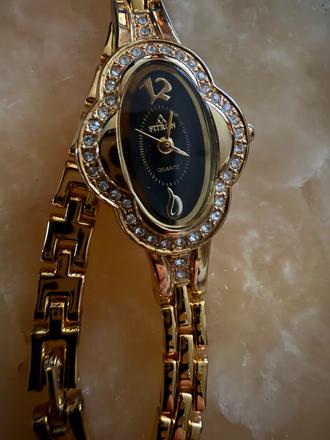 Original fitron damske zlate hodinky,nove, 