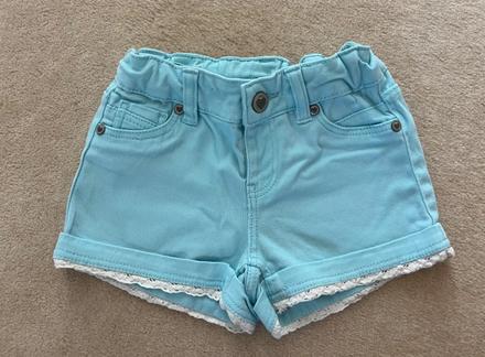 Tyrkysové kraťase riflového vzhľadu, dopodopo,104