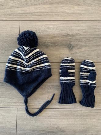 Set ciapka a rukavice, h&m,74