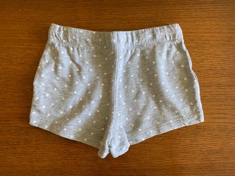 Kraťasky so srdiečkami, h&m,104